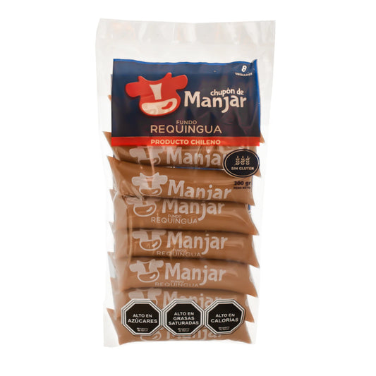 Chupón de manjar 8 unidades- fundo requingua