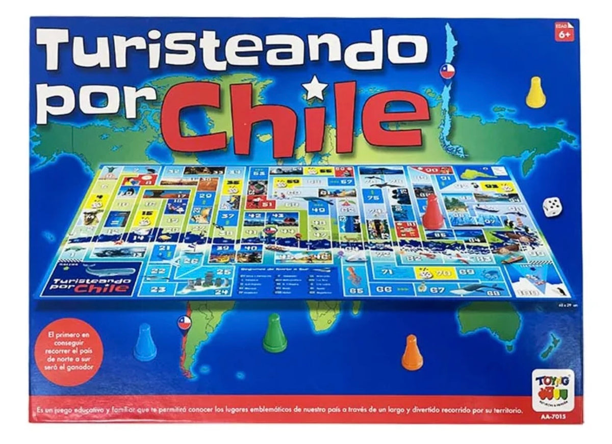 Juego de mesa Turisteando por Chile