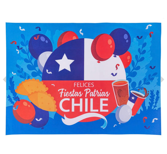 Individuales de papel fiestas patrias - pack de 10 unidades