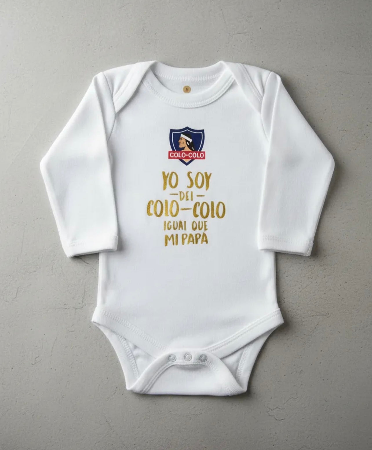 Body bebe “Yo Soy Del Colo Colo Igual Que Papá”