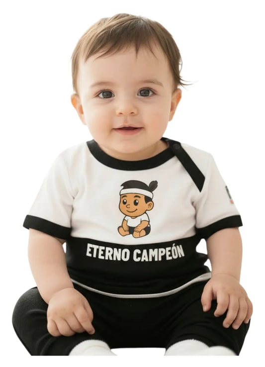Polera Colo Colo Bebé Bicolor Producto Oficial