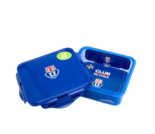 Lonchera Universidad de Chile Hermética 500ml | Contenedor para snack  tamaño small