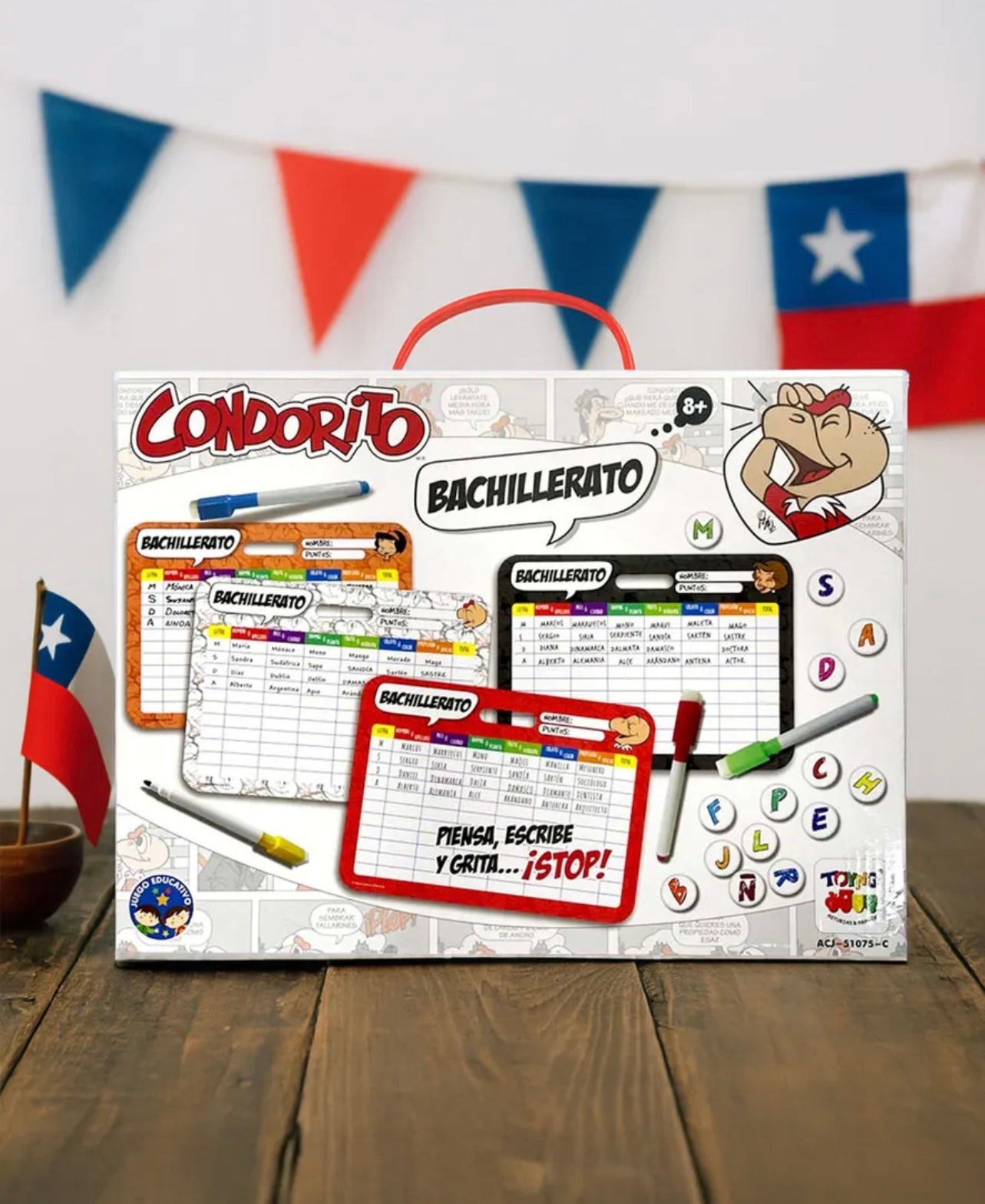 Juego de mesa Bachillerato stop