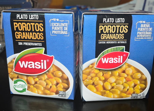 Porotos granados Wasil 380gr - Chilena Cossas 