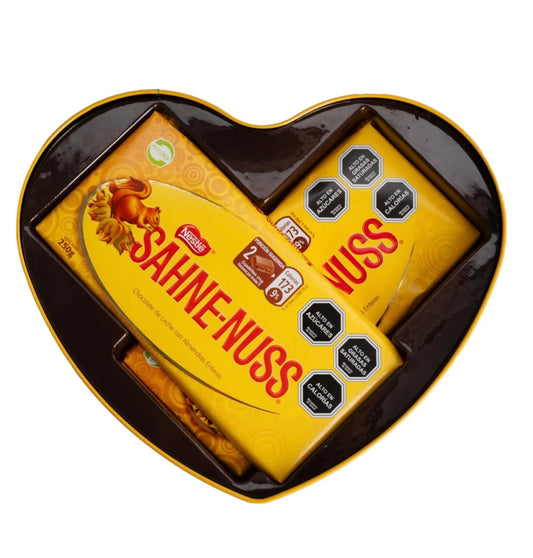 Sahne nuss lata de corazón 500gr - Chilena Cossas 
