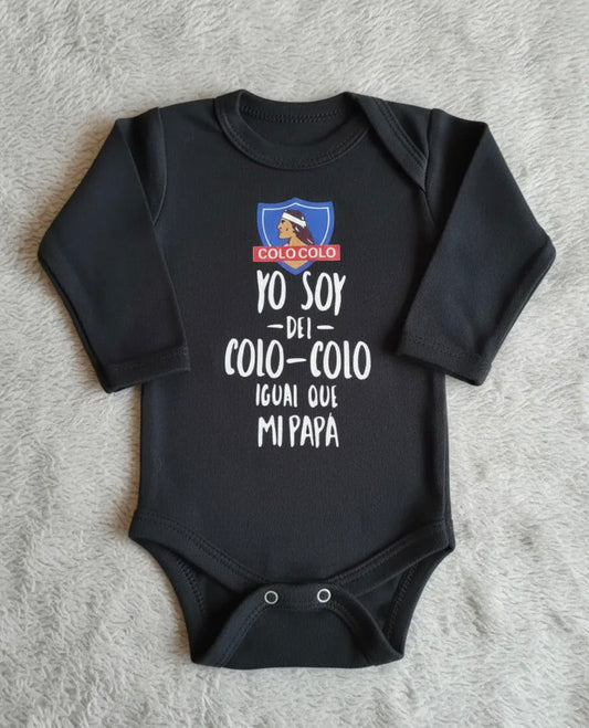 Body bebe “Yo Soy Del Colo Colo Igual Que Papá”