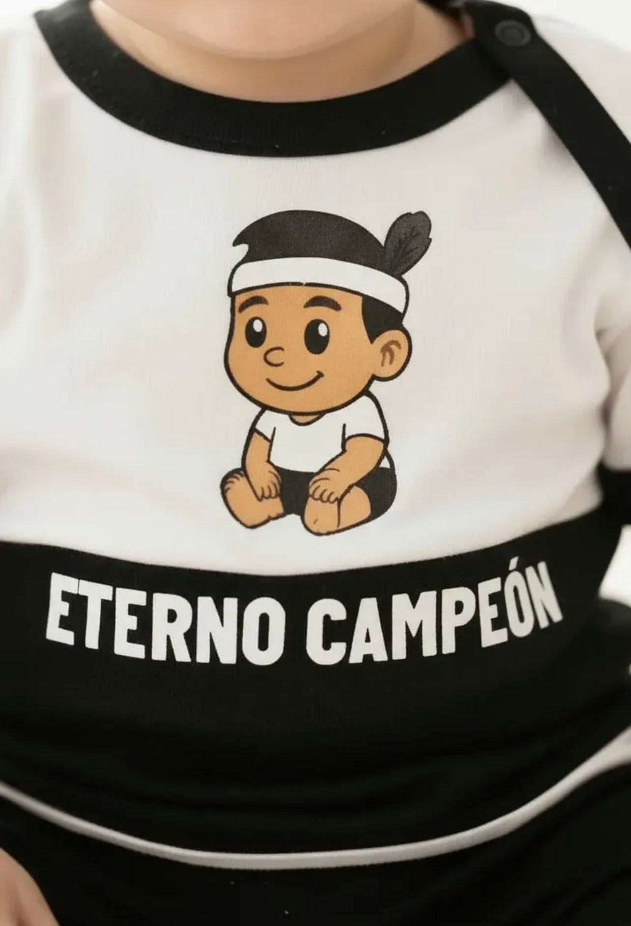 Polera Colo Colo Bebé Bicolor Producto Oficial