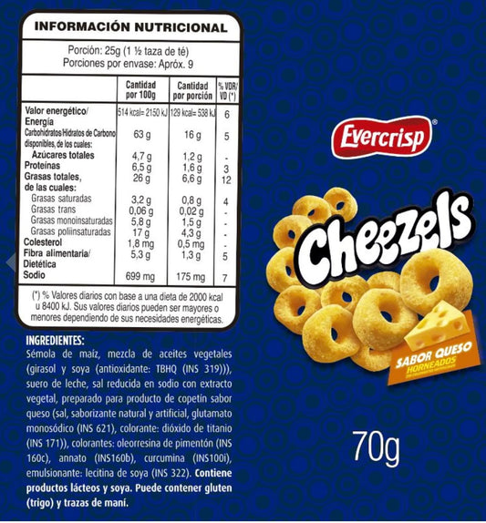 Cheezels 100g - Chilena Cossas 