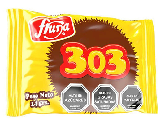 Galleta 303 Fruna 14grs - Chilena Cossas 