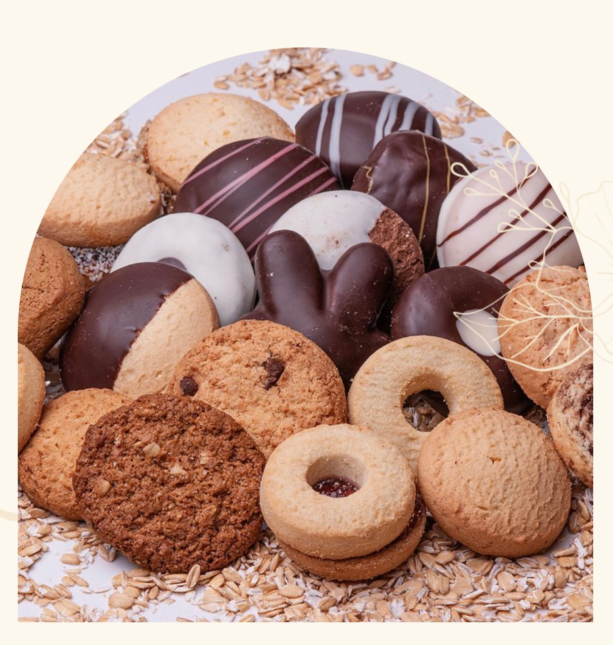 Galletas Surtidas Tip-Top 350g – Mix de Galletas Artesanales Chilenas | Dulces Tradicionales para Café