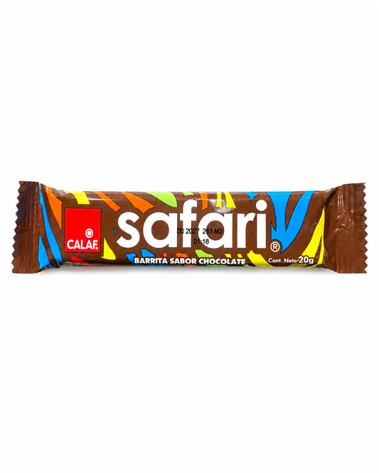Safari Calaf Barrita de Chocolate 20 g – Dulce Chileno