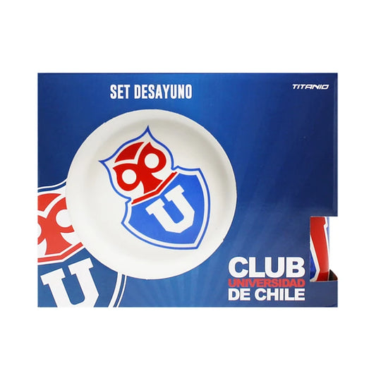 Set de desayuno Universidad de Chile
