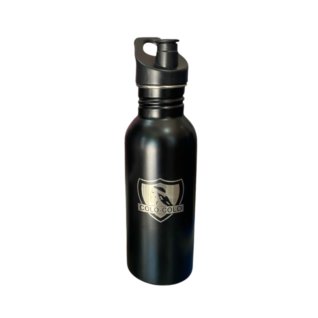 Botella metálica Colo Colo 600ml botella de agua reutilizable merchandising chileno