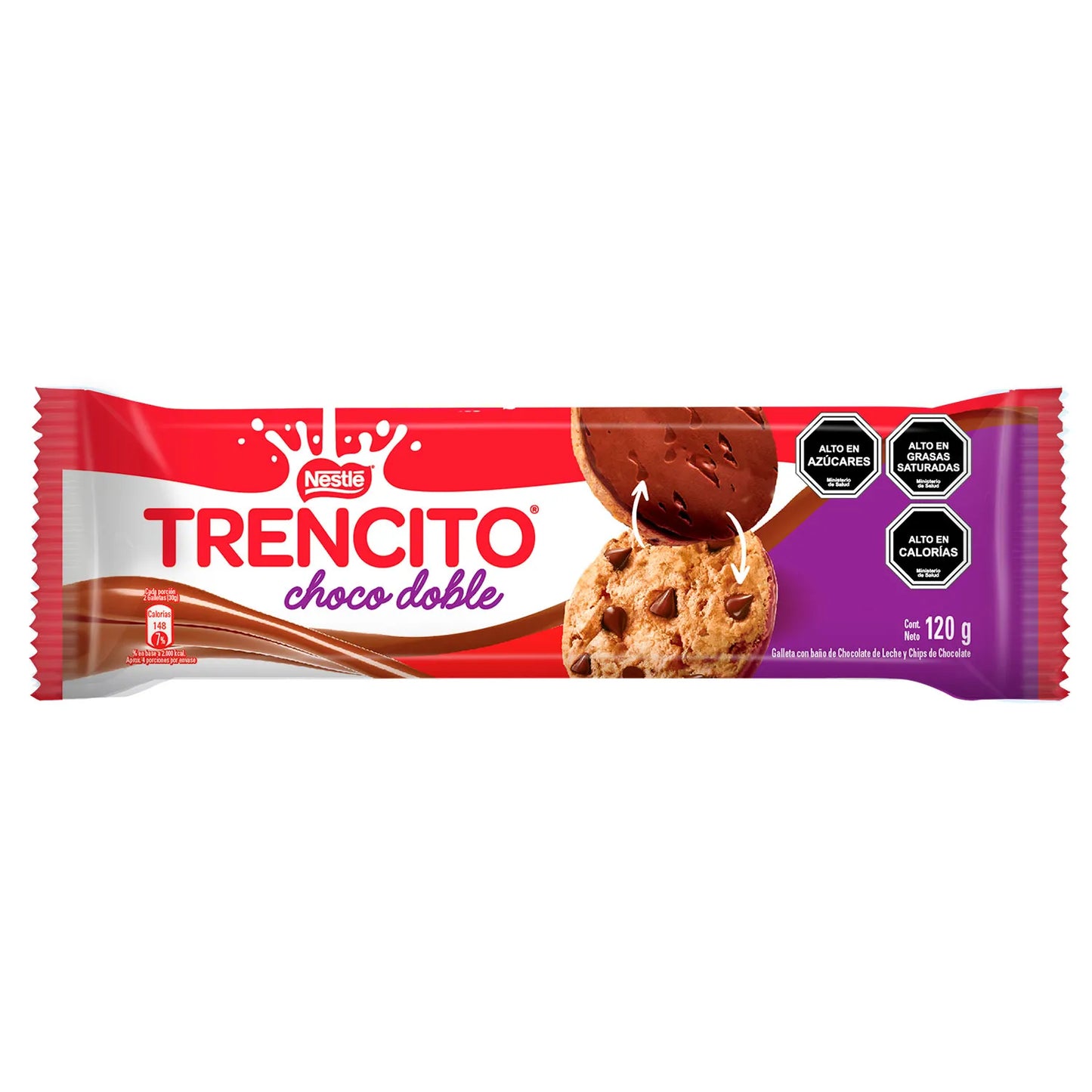Galleta trencito choco doble 120g