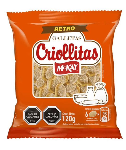 Galleta criollita Mckay 120g - Chilena Cossas 