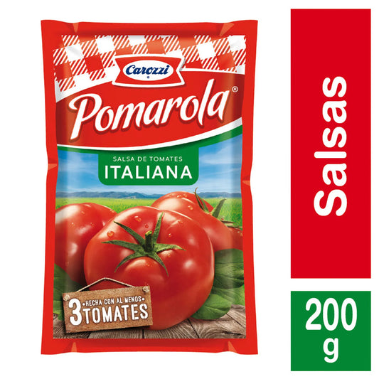 Salsa de tomates italiana Carozzi 200g