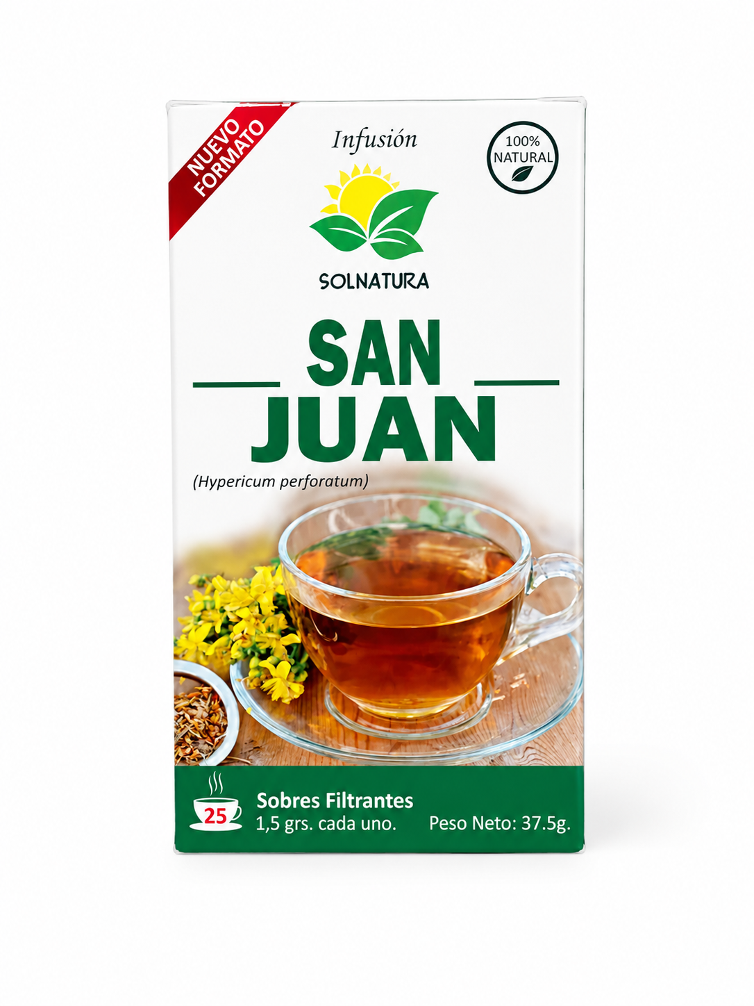 Infusión de Hierba de San Juan Solnatura – 25 Sobres

Descripc