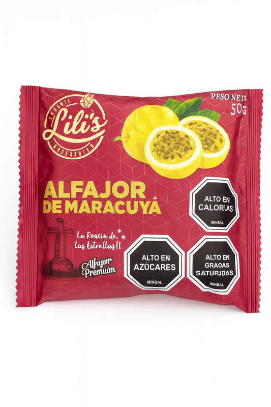 Alfajor de maracuya premium 50g Lilis
