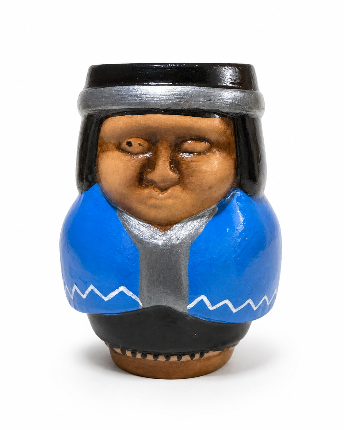 Matero Chileno Artesanal de Cuero y Telar –  Matero Tradicional Hecho en Chile | Regalo Típico Chileno - Chilena Cossas 