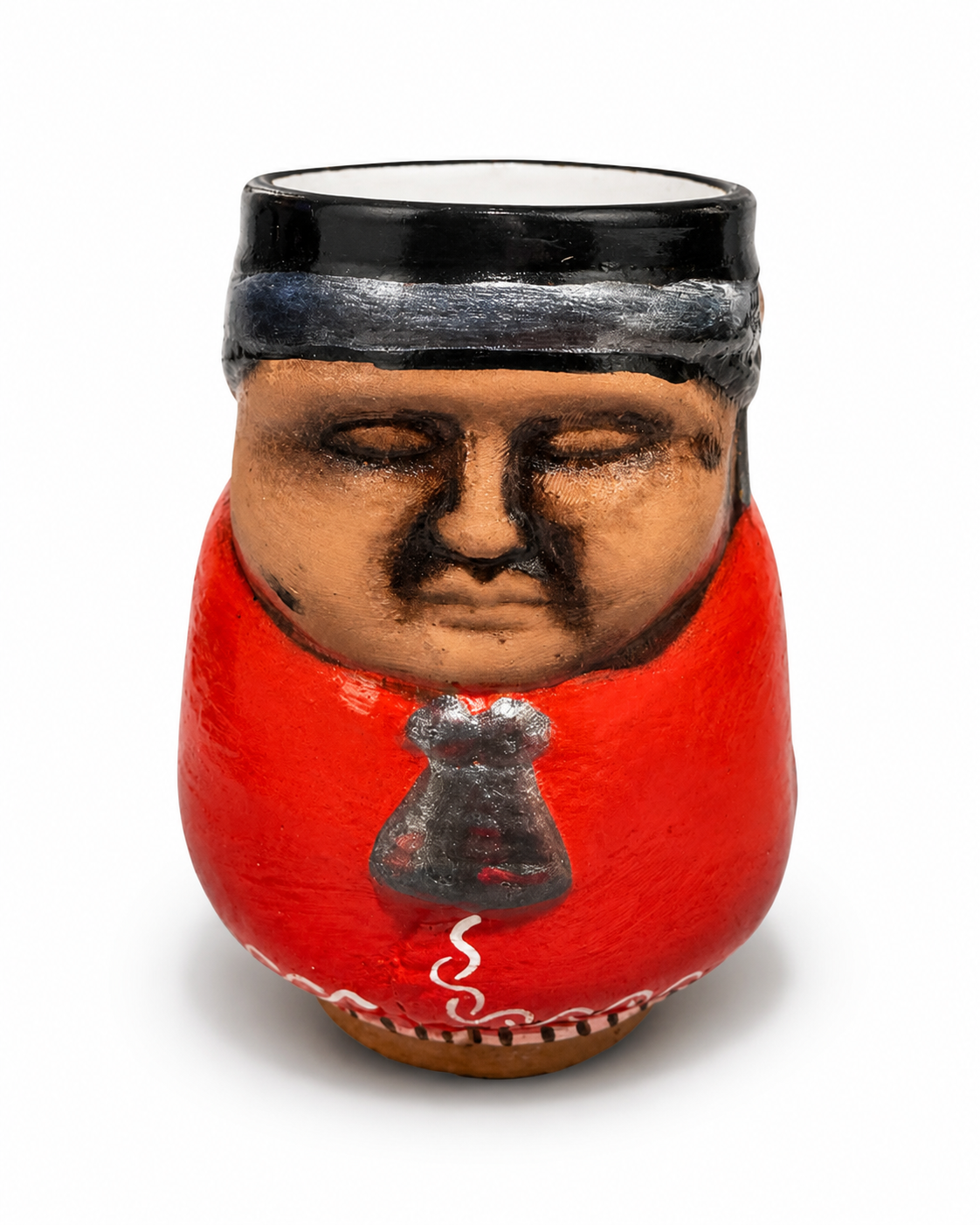 Matero Chileno Artesanal de Cuero y Telar –  Matero Tradicional Hecho en Chile | Regalo Típico Chileno - Chilena Cossas 