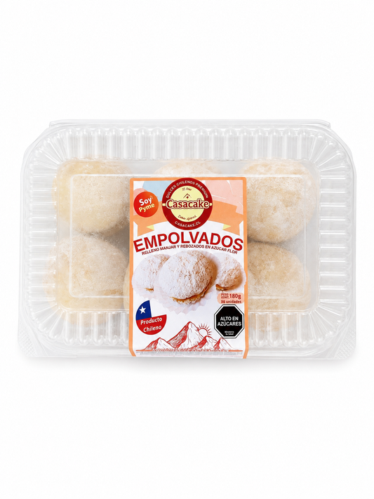 Empolvados Chilenos con Manjar Casacake – 6 Unidades, 180 g