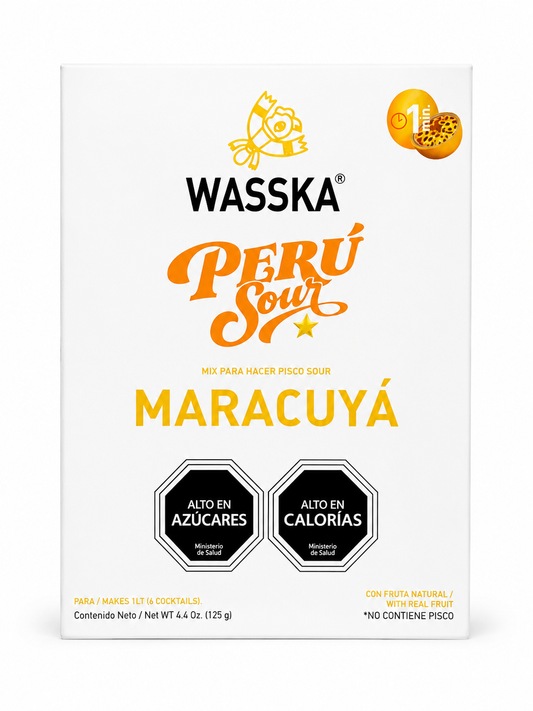 Peru sour Maracuya- mix para hacer pisco sour 125g
