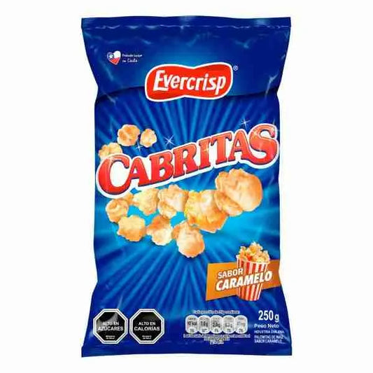Cabritas Evercrisp 250 gr – palomitas dulces chilenas tradicionales