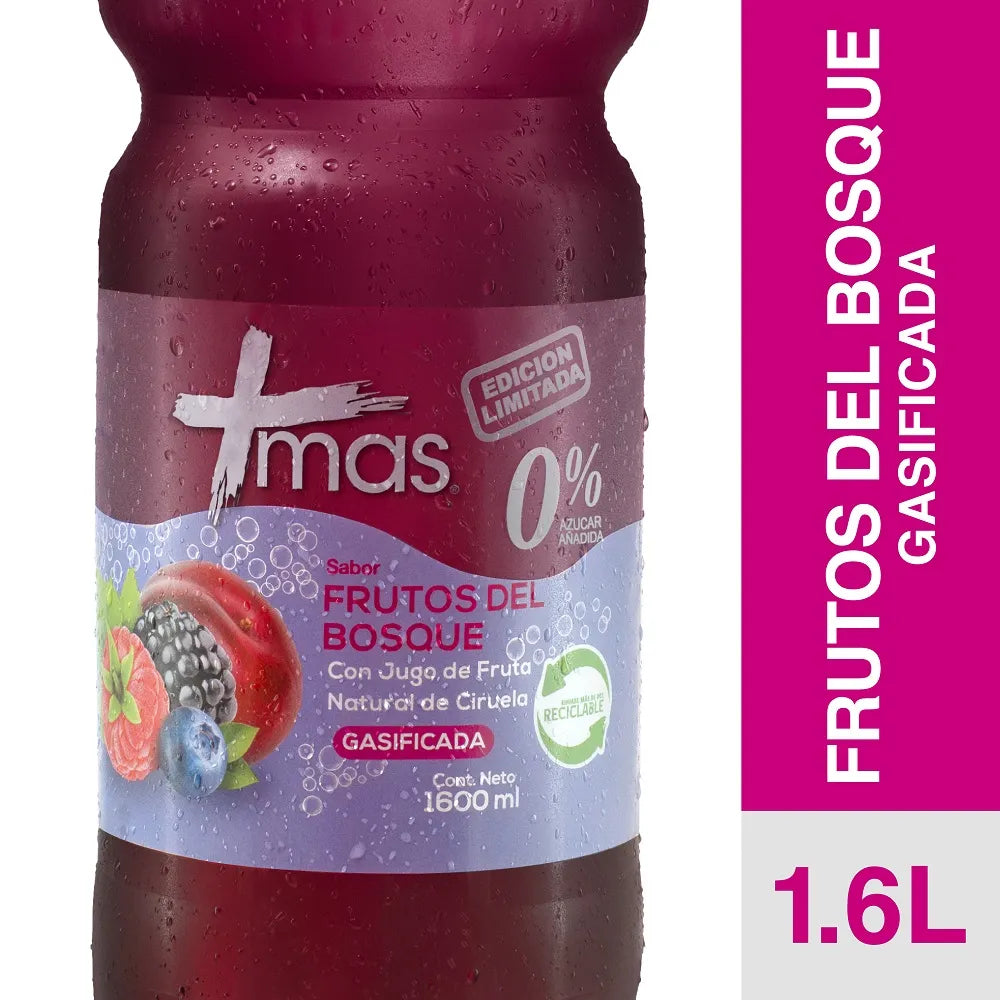 Agua Saborizada Mas 1.6 L – Bebida Chilena en Variedad de Sabores