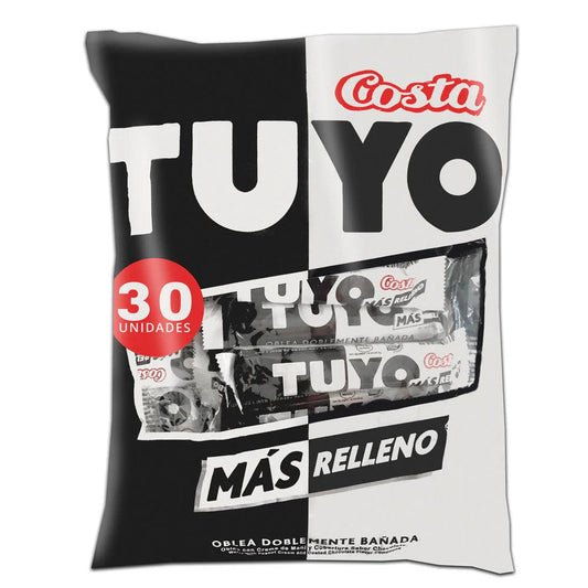 Tuyo, oblea con crema de maní - Chilena Cossas 