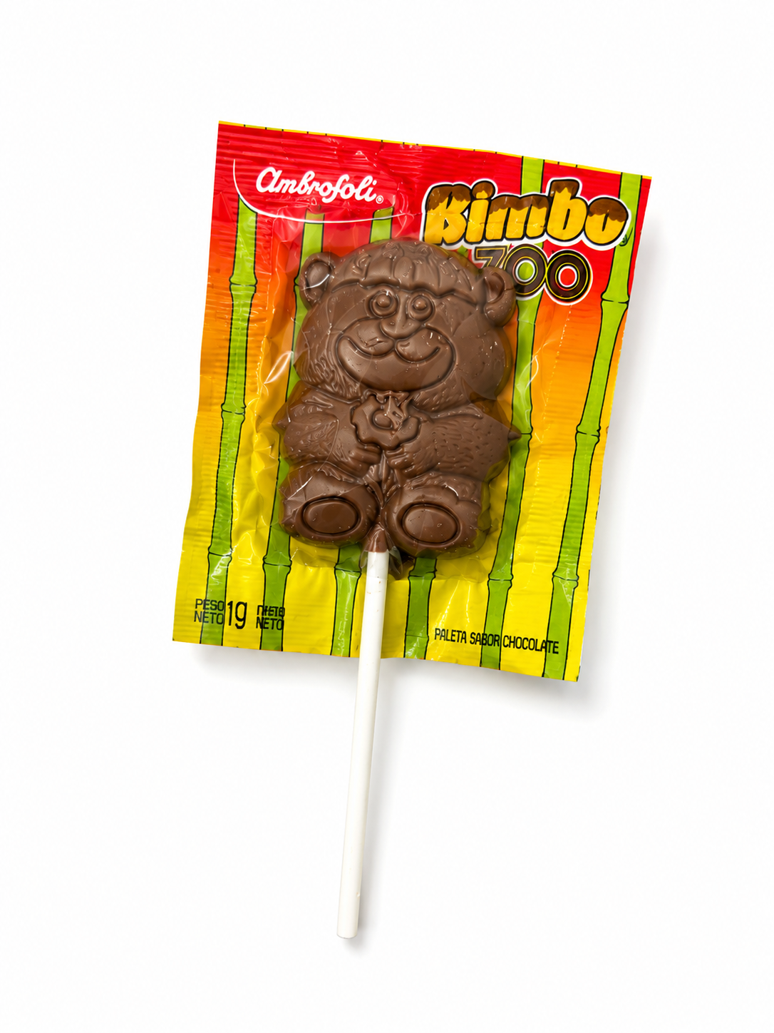 Paleta de Chocolate Kimbo Zoo Ambrosoli – Diseño Surtido, 1 Unidad