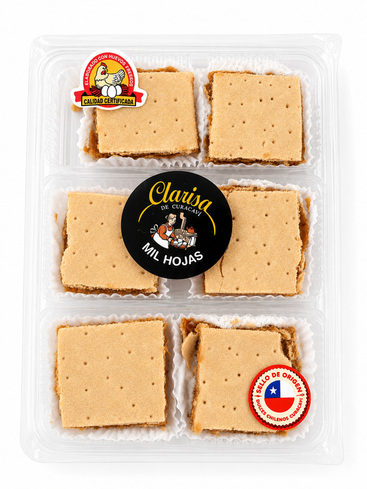 Pasteles de mil hoja 6 unidades - Clarisa