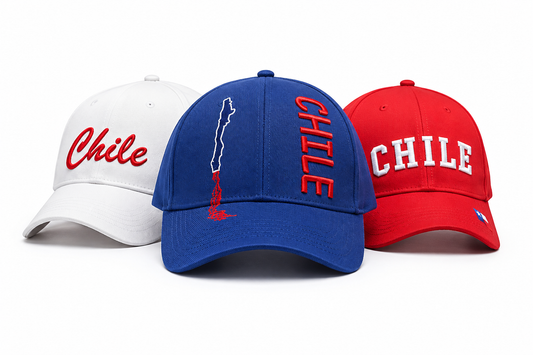 Gorro jockey Chile - different diseños