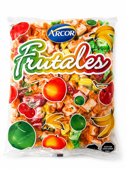 Caramelos masticables frutales Arcor 800g (243 unidades)