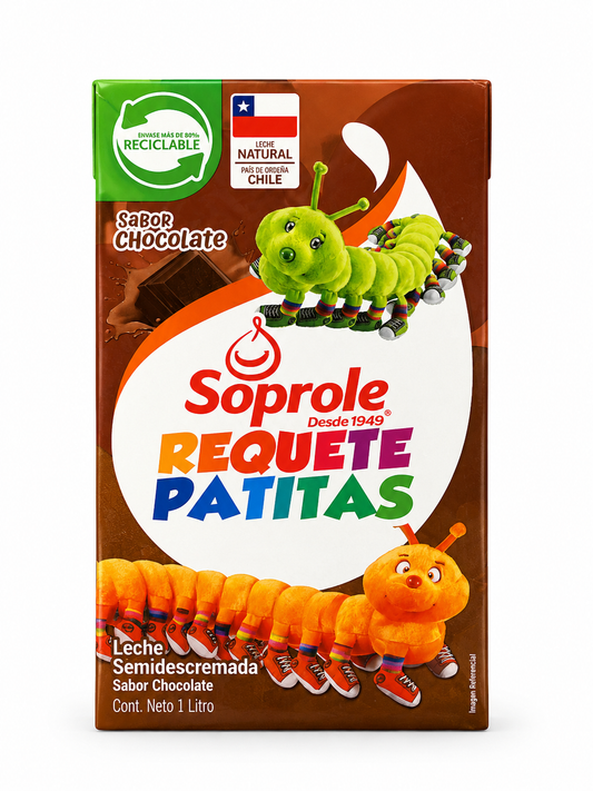 Leche con chocolate soprole 1lt