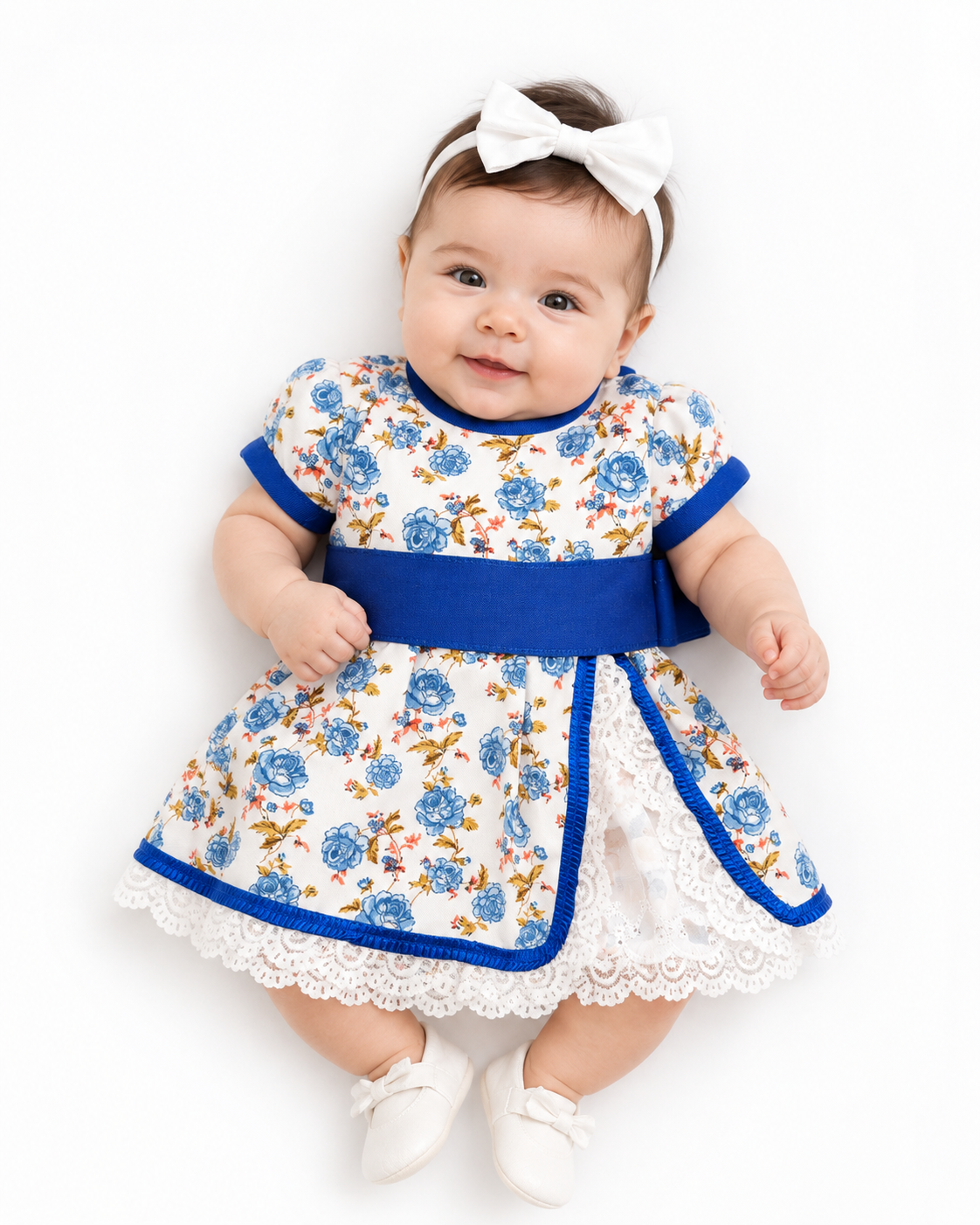 Vestido de huasa para Niña | Vestido de Cueca Chileno para Fiestas Patrias y Folclore