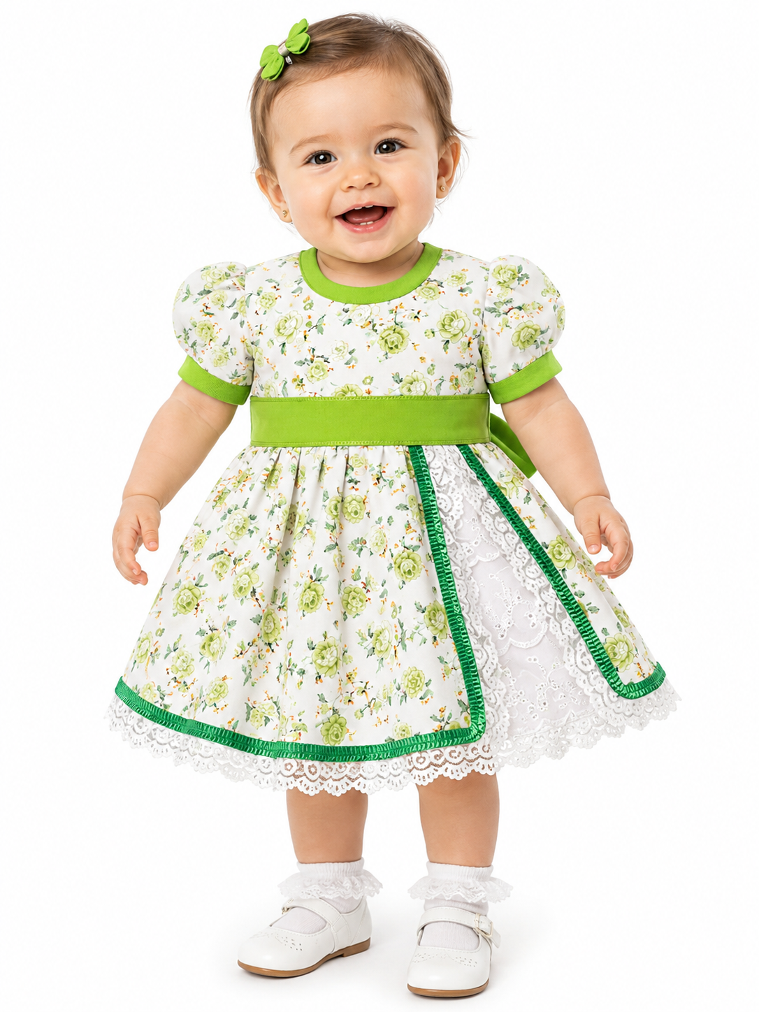 Vestido de huasa para Niña | Vestido de Cueca Chileno para Fiestas Patrias y Folclore