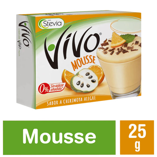 Mousse de chirimoya alegre