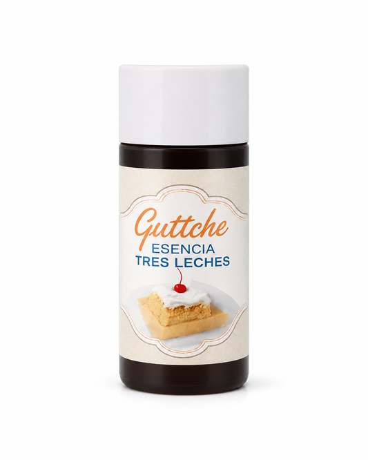 Esencia Tres Leches Guttche 25 ml – Saborizante Comestible para Repostería y Postres