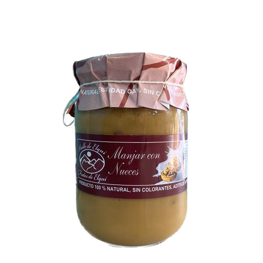 Manjar con nueces artesanal, 500g