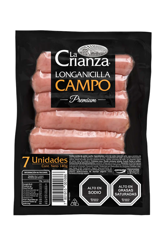 Longanicilla de campo 7 unidades-  La crianza 140g