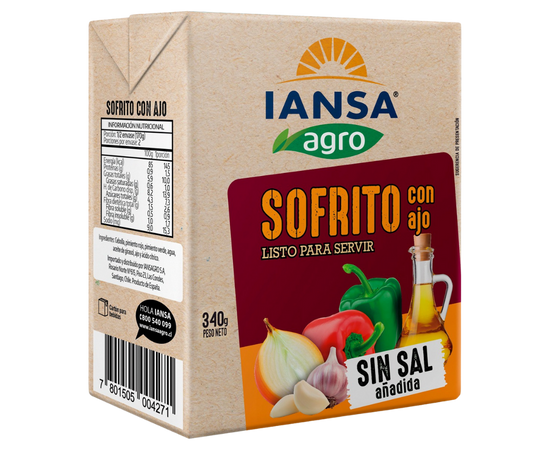 Sofrito iansa - listo para servir 340g