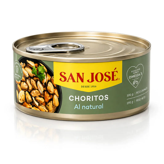 Choritos al natural 190g - San Jose