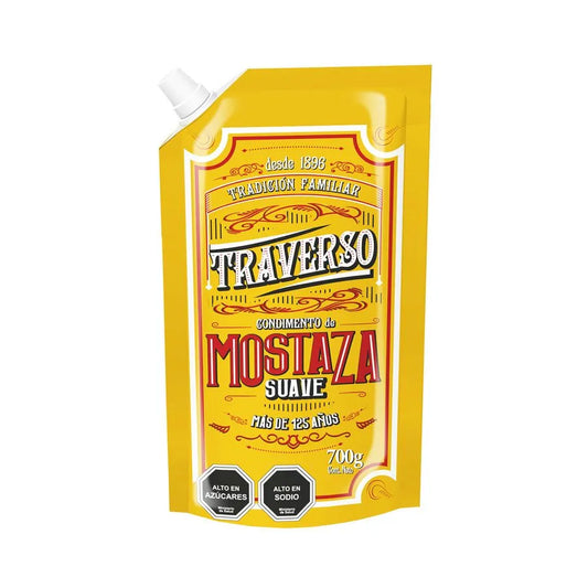 Mostaza suave traverso 700g