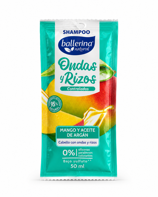 Shampoo ballerina Ondas y rizos 50ml