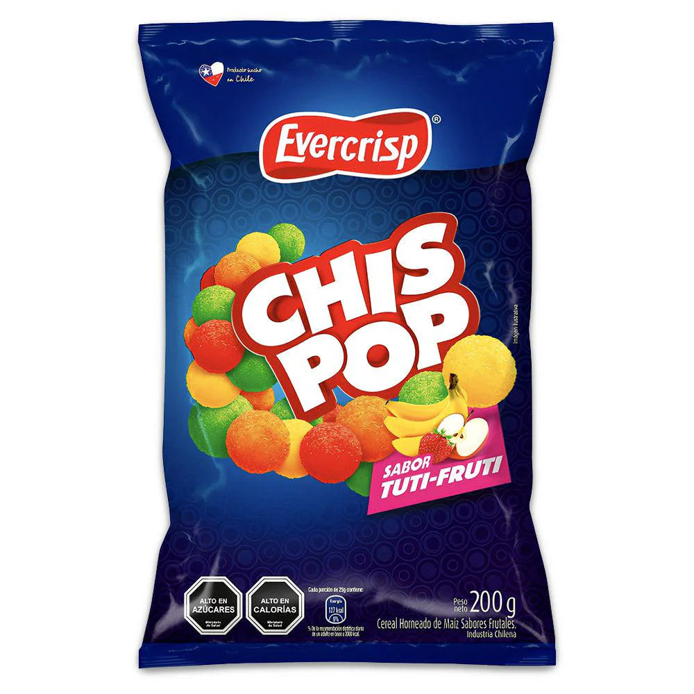 ChisPop evercrips sabor tuti-fruti