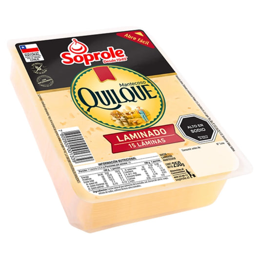 Queso Quilque mantecoso laminado - Chilena Cossas 