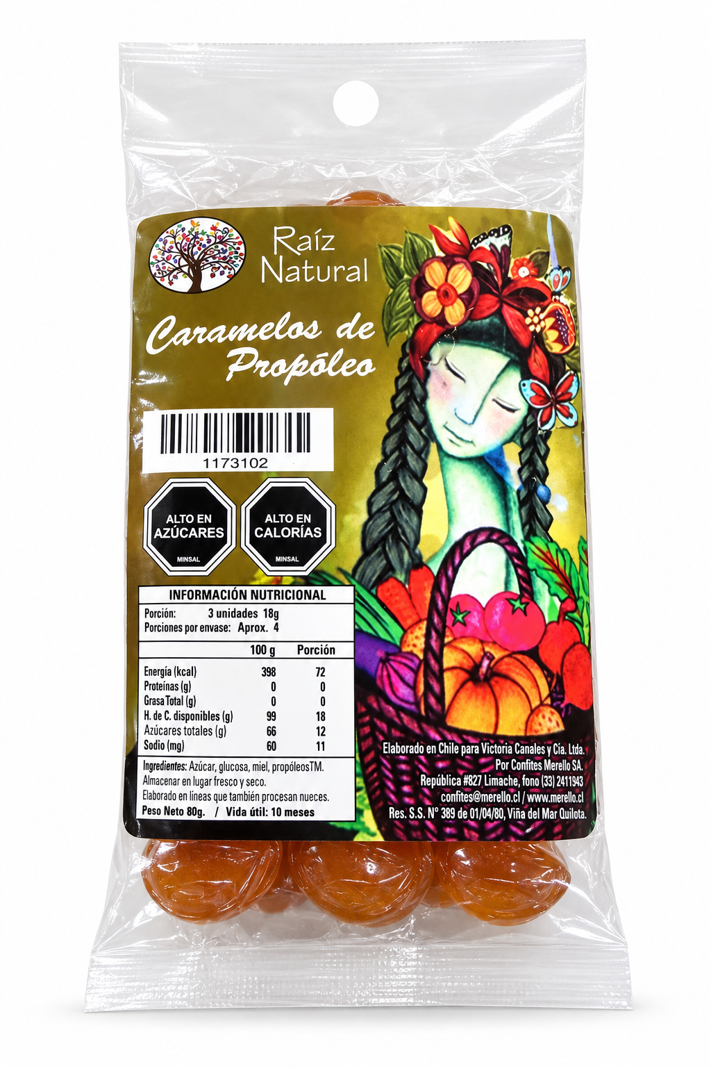 Caramelos de propoleo 80g