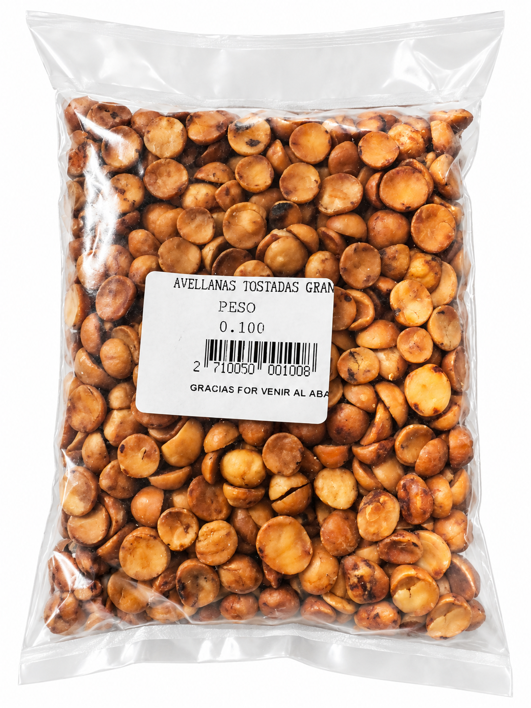 Avellanas tostadas Chilenas 100g