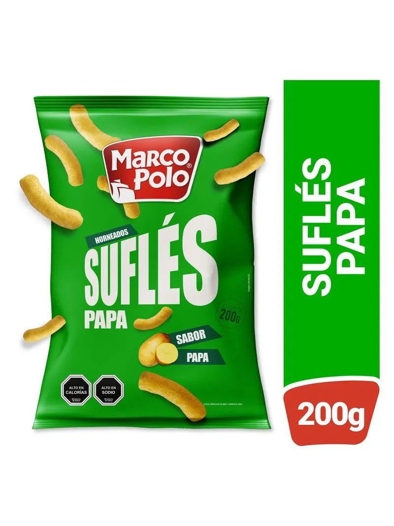 Sufles de papa Crunchis 200gr Marco Polo - Chilena Cossas 