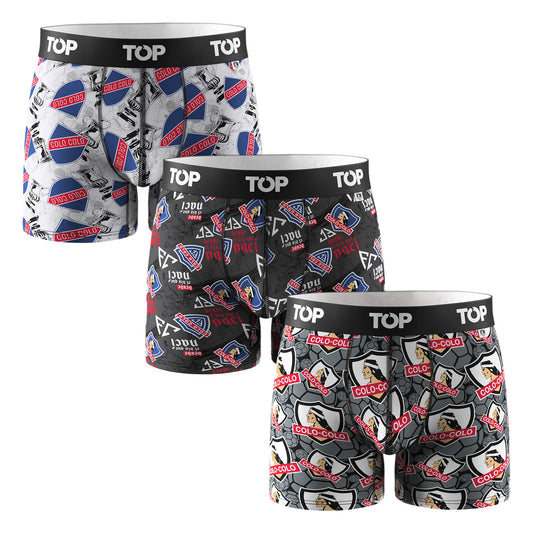 Boxer Colo Colo de algodon pack de 3 unidades Adulto - Topwear